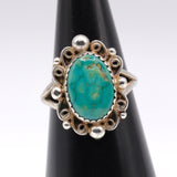 Vintage Sterling Turquoise Ring 6