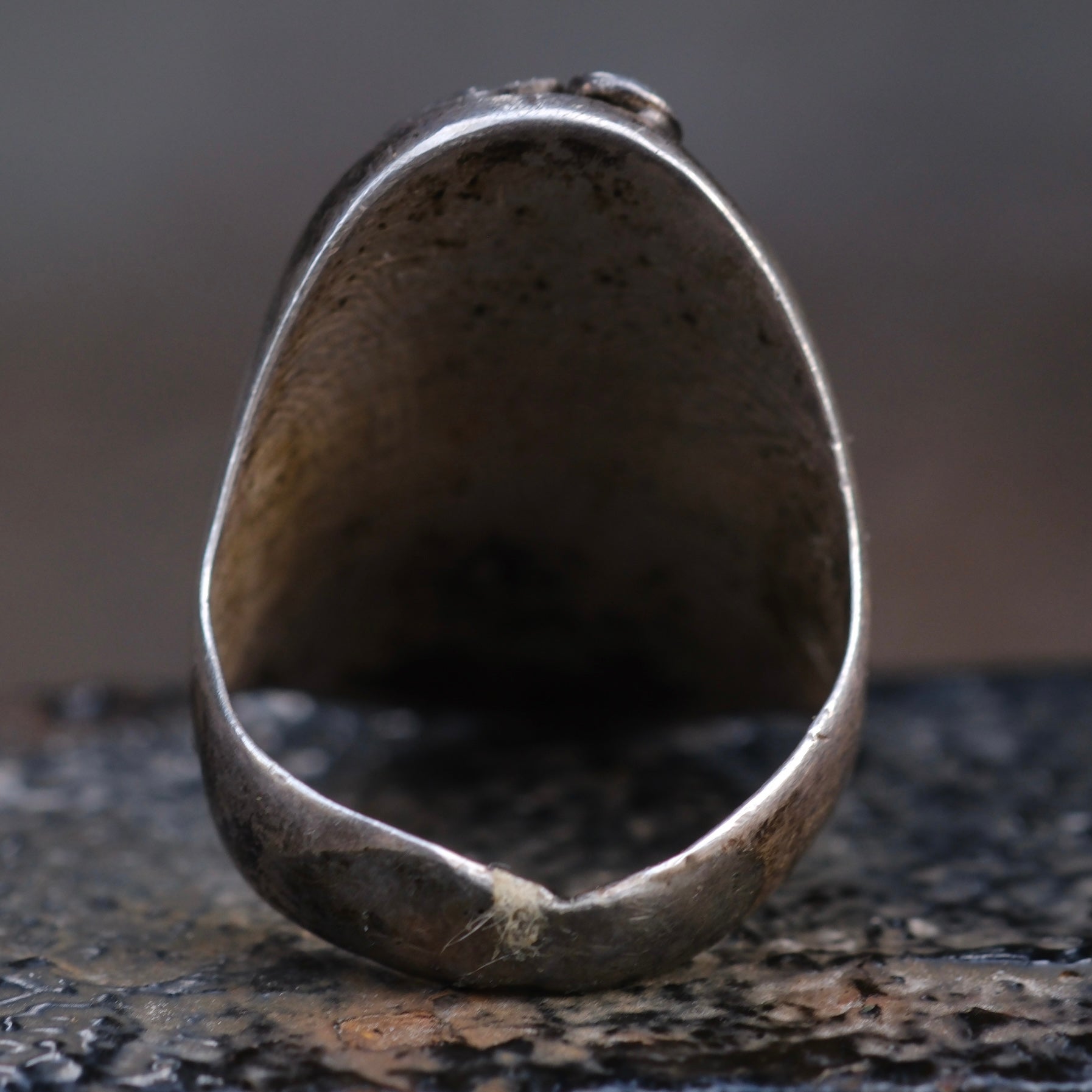Vintage Sterling 2-Stone Turquoise Ring 9.25