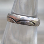 Vintage Sterling Stamped Silver Band 5.25