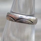 Vintage Sterling Stamped Silver Band 5.25