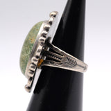 Vintage Sterling Turquoise Ring 3.5
