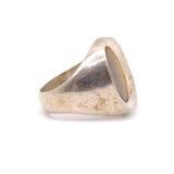 Vintage Sterling Tigers Eye Signet Ring 6.5