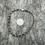 Vintage Sterling Woven Chain Bracelet