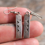 Vintage Sterling S Skeets Earrings