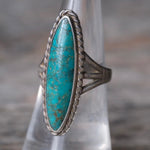 Vintage Sterling Turquoise Ring 6.5