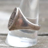 Vintage Sterling Zuni Surface Ring 10.75