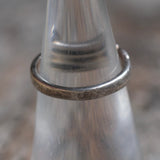 Vintage Sterling Red Glass Ring 5.5