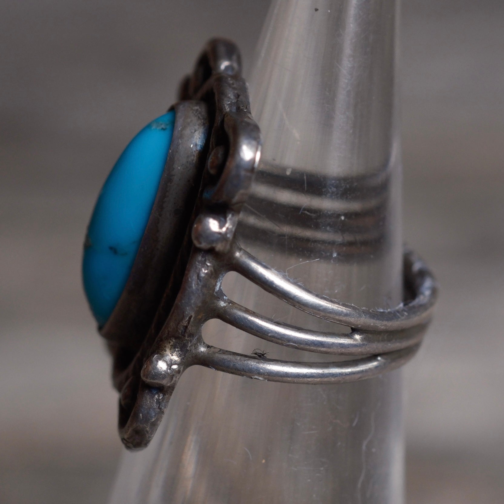 Vintage Sterling Turquoise Ring 3