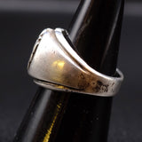 Vintage Sterling USN Signet Ring 7.5