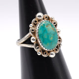 Vintage Sterling Turquoise Ring 6