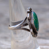 Vintage Sterling Turquoise Ring 6.75