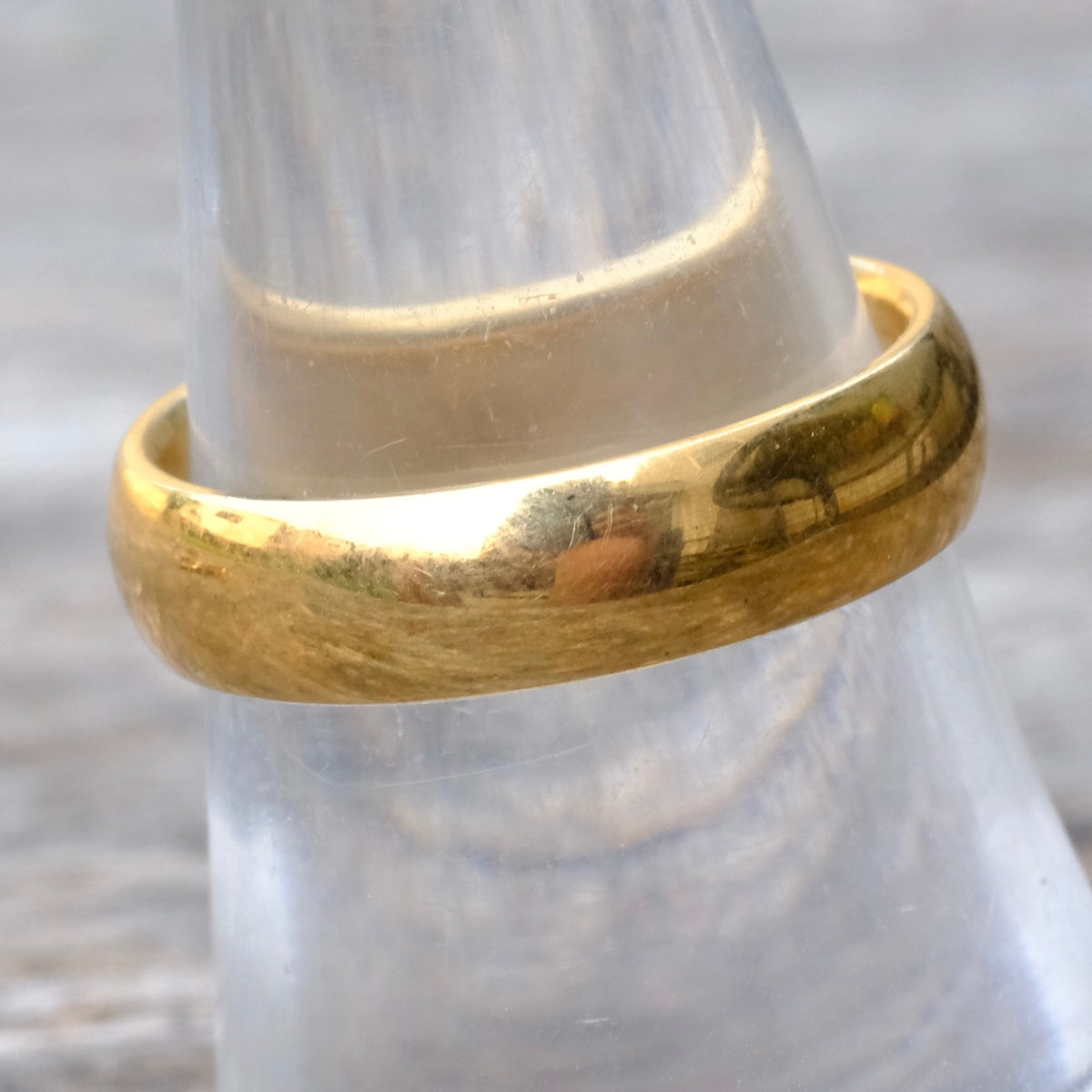 Vintage 14K Gold Band Ring 7.75