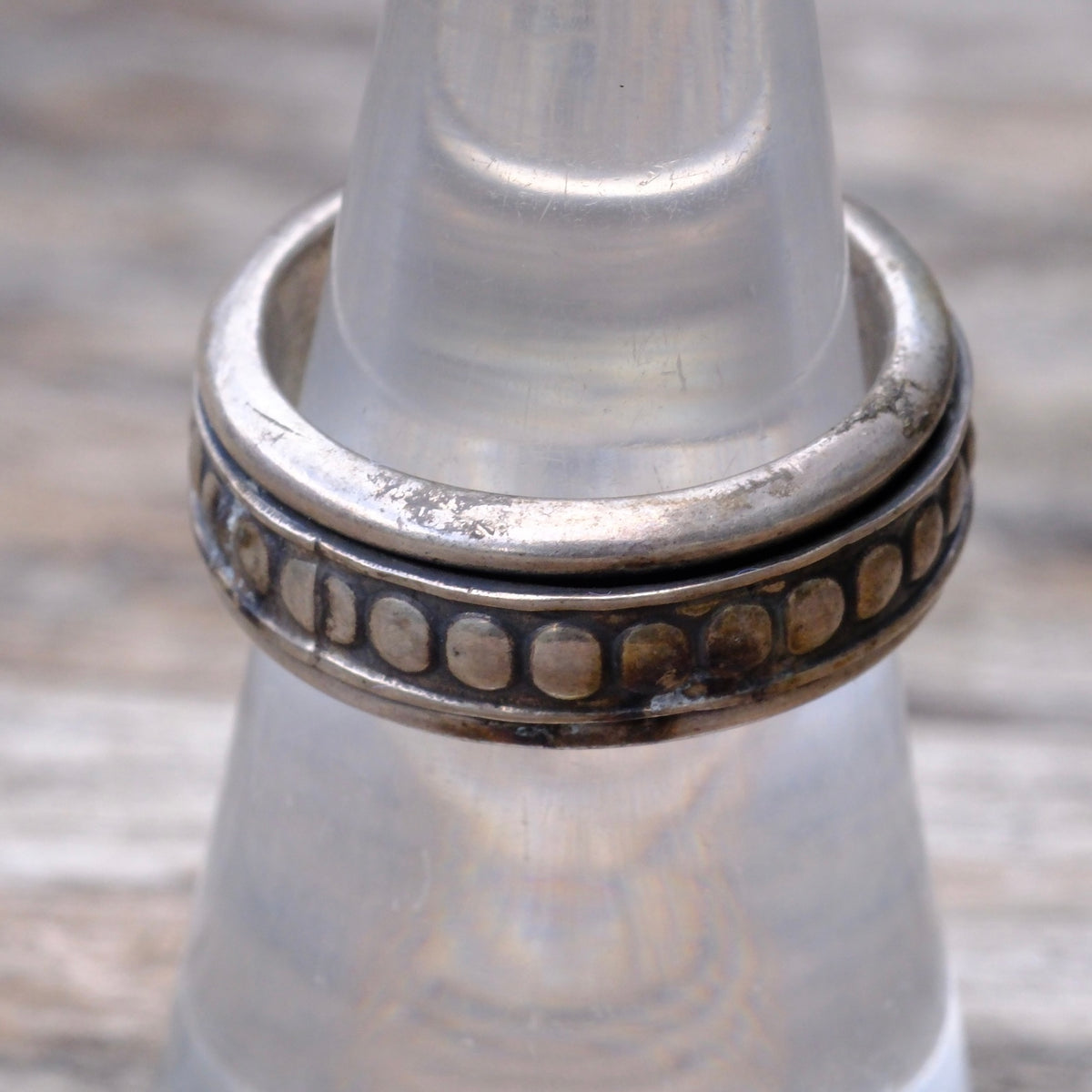 Vintage Sterling Silver Band Ring 7