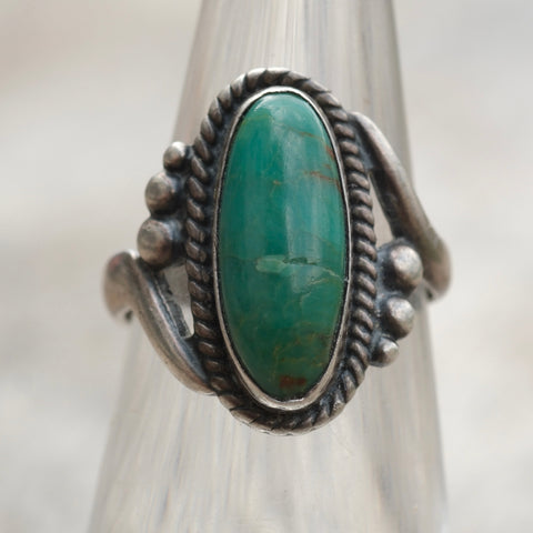 Vintage Sterling Turquoise Ring 5