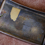 Vintage Sterling Aztec Calendar Belt Buckle