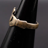 Vintage Sterling Silver Claddagh Ring 6