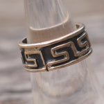 Vintage Sterling Silver Band 7