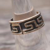 Vintage Sterling Silver Band 7