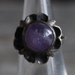 Vintage Sterling Amethyst Ring 3.75