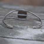 Vintage Sterling Abalone Cuff