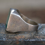 Vintage Sterling Chrysocolla Ring 8