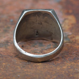 Vintage Sterling Silver Hopi Bear Paw Ring 10.75