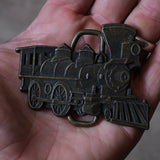 Vintage Train Belt Buckle