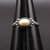 Vintage Sterling Pearl Band 7