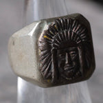 Vintage Big Chief Mexican Biker Souvenir Ring 7