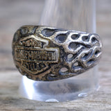 Vintage Sterling Silver Harley Ring 13