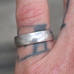 Vintage Sterling Silver Band 7