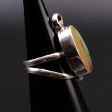 Voltage Sterling Agate Ring 4.25