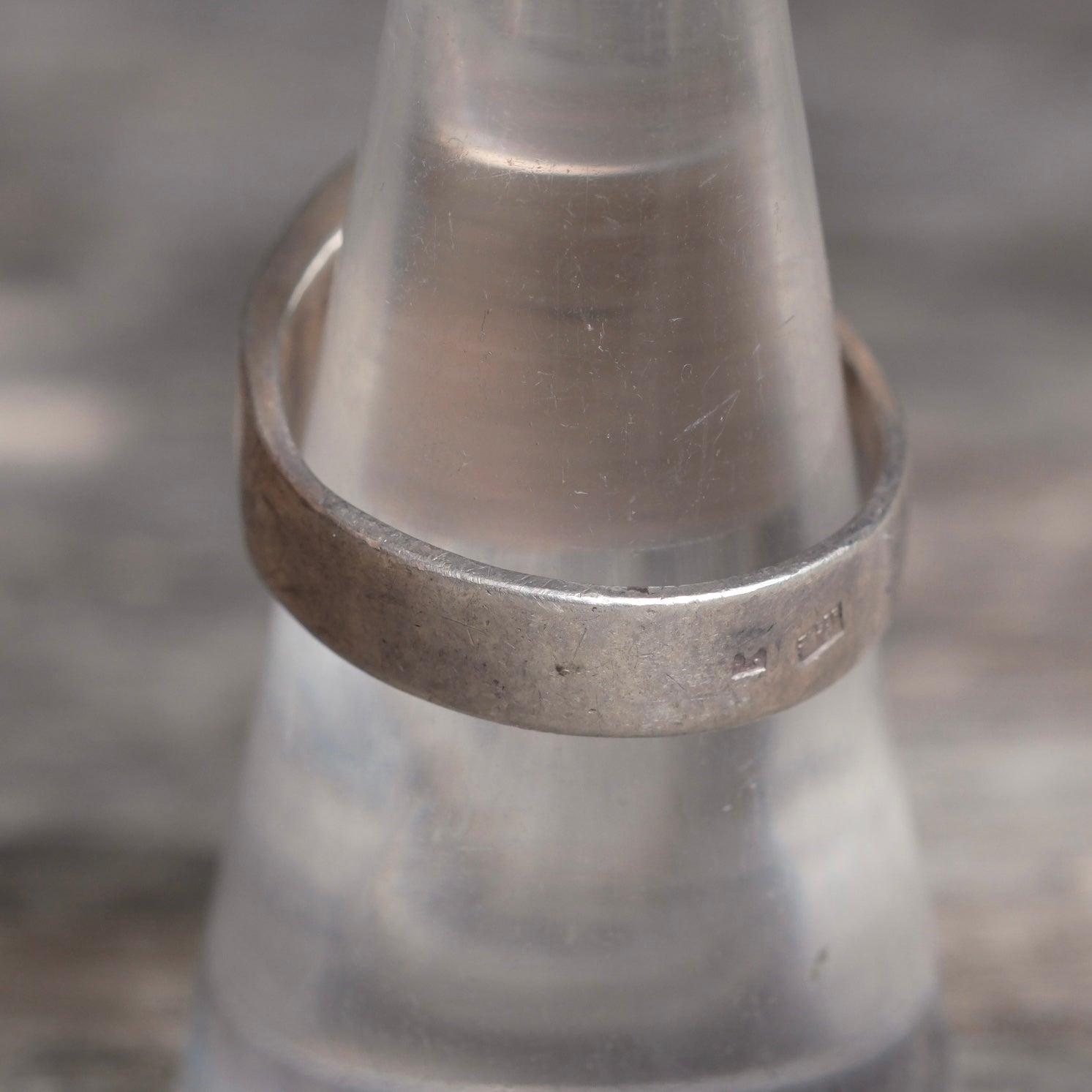 Vintage Sterling Silver Modernist Ring 8