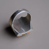 Vintage Mexican Biker Aztec Souvenir Ring 9.75