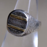 Vintage Sterling Silver Signet Ring 5.5