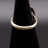 Vintage Sterling Mother Of Pearl Ring 4.25