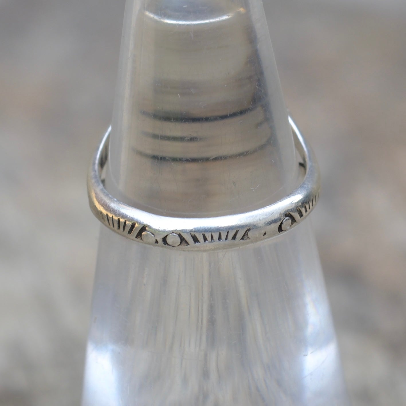 Vintage Sterling 2-Stone Turquoise Feather Ring 4.5