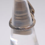 Vintage Sterling Coral Ring 5.5