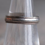 Vintage Sterling Ribbed Band 6