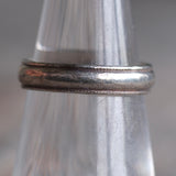 Vintage Sterling Ribbed Band 6