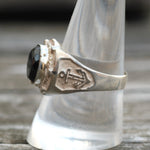 Vintage Sterling Anchor Ring 9.75