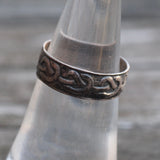Vintage Sterling Silver Band 6