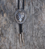 Vintage Sterling Silver Blossom Bolo Tie