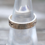 Vintage Sterling Purple Stone Band 7.25