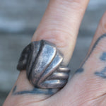 Vintage Sterling Silver Modernist 6.25