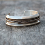 Vintage Thick Sterling Mens Cuff