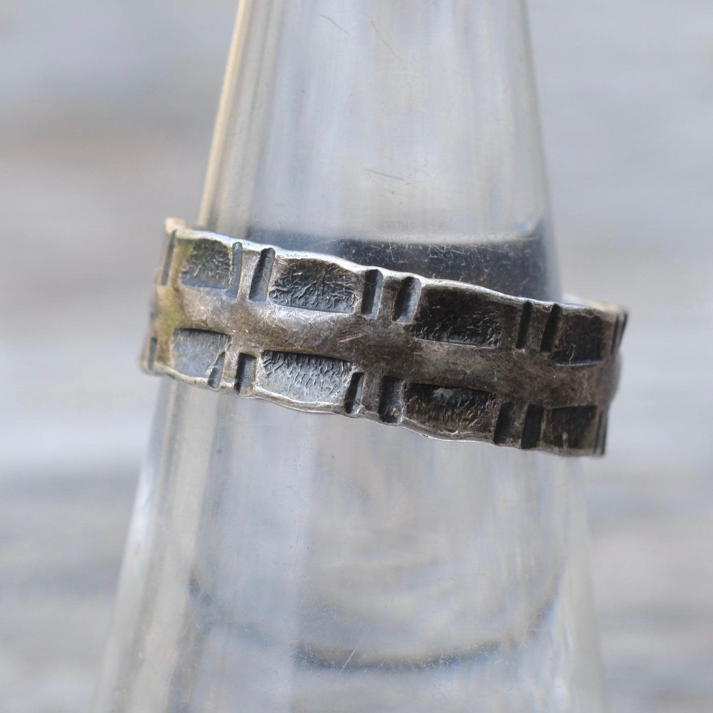 Vintage Sterling Silver Band Ring 7.25