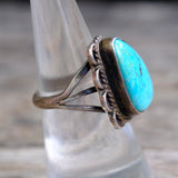 Vintage Sterling Turquoise Ring 7