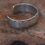Vintage Sterling Heavy Stamped Cuff