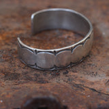 Vintage Sterling Heavy Stamped Cuff
